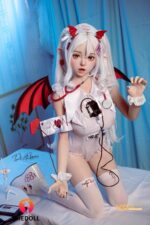 SHEDOLL 148cm Dカップ Duoduo(朵朵)フルシリコン 顎機能追加可 コスプレ系 小悪魔彼女 つけ耳 ラブドール - 画像 (3)