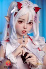 SHEDOLL 148cm Dカップ Duoduo(朵朵)フルシリコン 顎機能追加可 コスプレ系 小悪魔彼女 つけ耳 ラブドール
