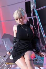 SHEDOLL 163cm Hカッ白露（Bailu）2.0ヘッド プ ポーカーテーマ エロ美人 セックス 人形 口開閉＆口腔模擬付きフルシルコン製 ラブドール リアル皮膚メイク付き ボディー材質など選択可能 - 画像 (6)