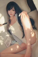 She Doll 可動式の顎 TPE/シリコンヘッド ラブドール 清楚系ドール 青檸2.0 158cm - 画像 (7)