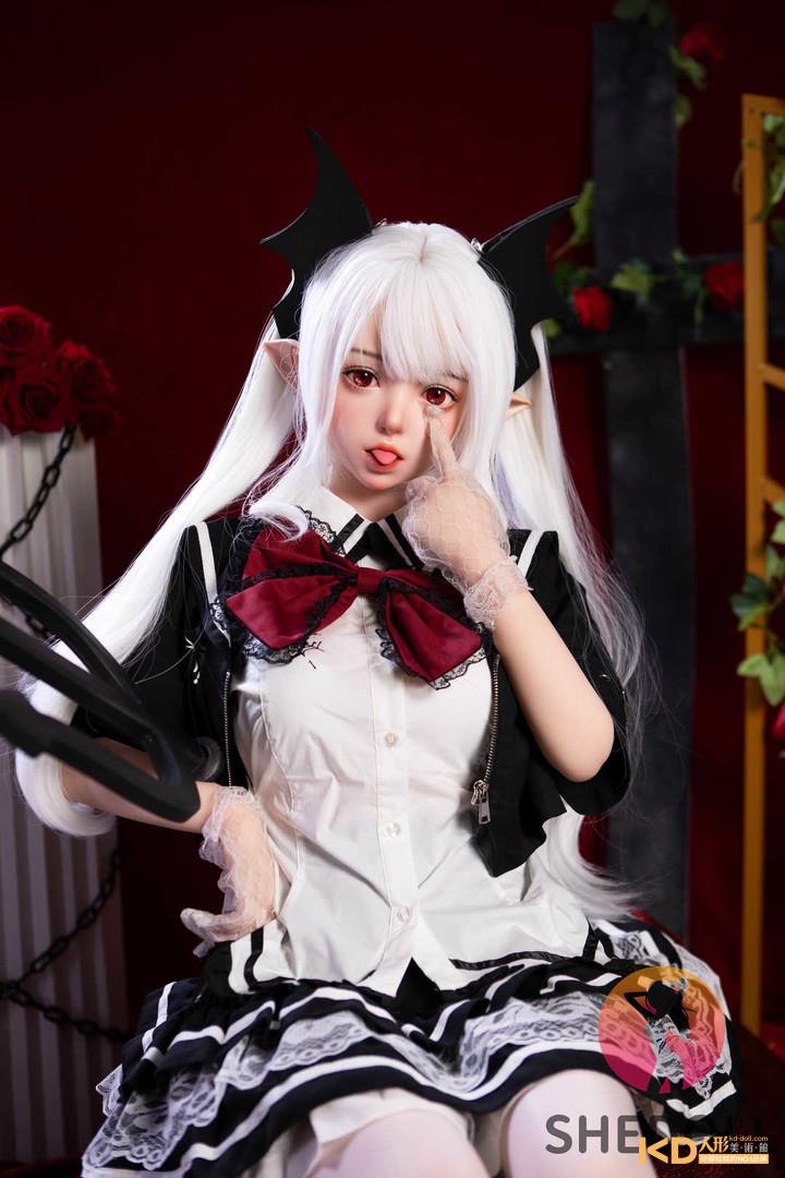 朵朵-7 【 宣伝画像リアル皮膚メイク付き】SHEDOLL 148cm Cカップ 朵朵2.0(duoduo) 等身大リアルラブドール シリコンヘッド+tpeボディ口開閉機能付き - 画像 (1)