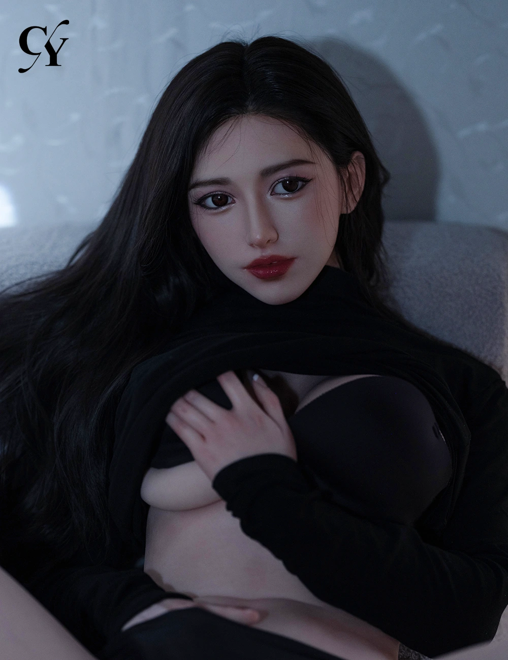 10003-3.webp Top-CYdoll Ruiヘッド 167cm Dカップ フルシリコン製ラブドール ミステリアス美人 - 画像 (1)