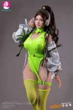 Minouva Cici（シーシー）75cm フルシリコン ネオングリーンコーデ - 画像 (9)