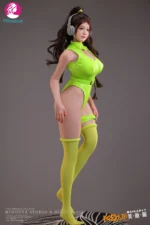 Minouva Cici（シーシー）75cm フルシリコン ネオングリーンコーデ - 画像 (7)