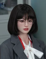 Top-CYdoll 静川 由里 168cm Fカップ L眼鏡っ娘＆知的美人 高身長ラブドール フルシリコン製ラブドール - 画像 (2)