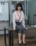 Top-CYdoll 静川 由里 168cm Fカップ L眼鏡っ娘＆知的美人 高身長ラブドール フルシリコン製ラブドール - 画像 (4)